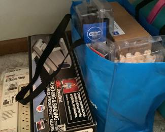 Comb binder and supplies