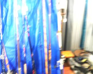 Many Fishing Poles