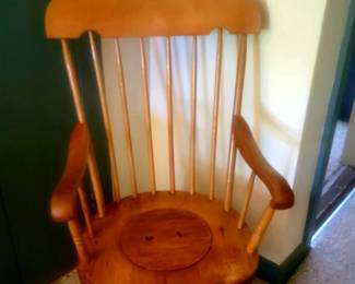Wooden Commode Chair