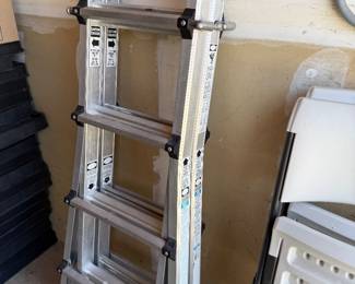 Ladder and tools