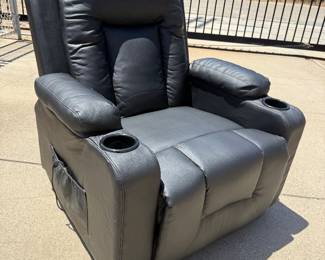 leather reclining massage chair