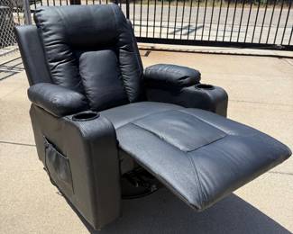 leather reclining massage chair