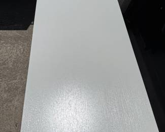 IKEA bookshelves, and desks