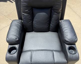 leather reclining massage chair