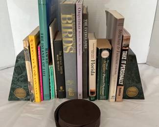 Marble Book Ends  Material