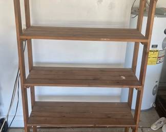 Wooden Shelving Unit