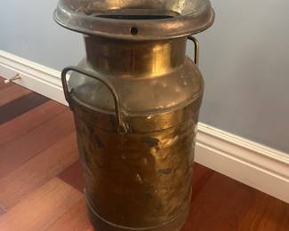 Antique Brass Milk Jug