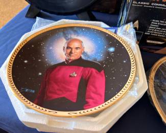 Star Trek Captain Picard collector plate