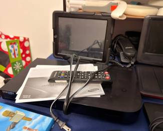 Samsung tablet with remotes