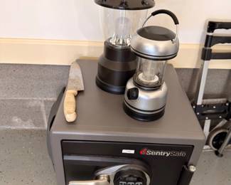 SentrySafe fire safe and camping lanterns