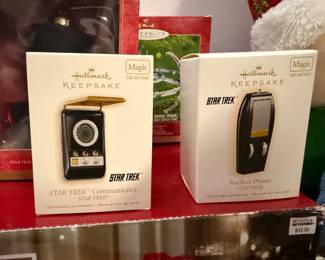 Hallmark Keepsake Star Trek ornaments