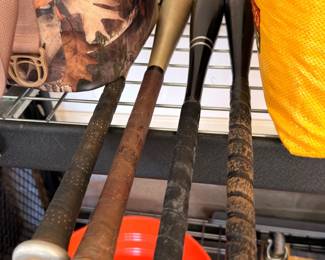Baseball bats lot
