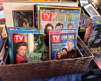 Star Trek TV Guides and collectible magazines