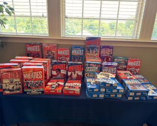 Collectible Wheaties champion cereal box collection