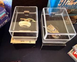 Star Trek communicator and tricorder prop replicas