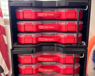 Olympia hardware organizer storage bins