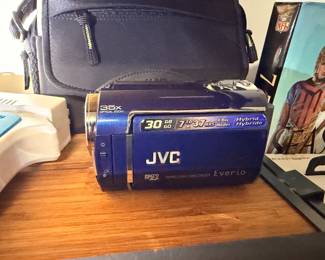 JVC Everio camcorder with case