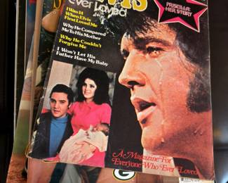 Vintage Elvis Presley magazines