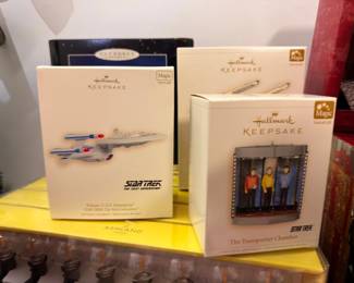 Hallmark Keepsake Star Trek Transporter ornaments