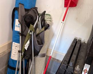 Camping chairs and outdoor gear