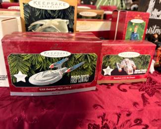 Hallmark Keepsake Star Trek Enterprise ornaments
