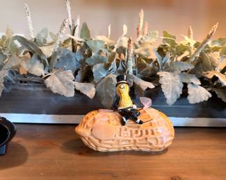 Vintage Planters Mr. Peanut ceramic figure