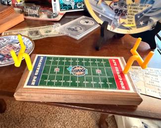 Football field themed collectible card box