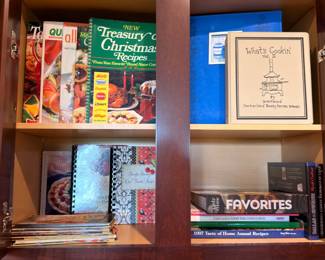 Cookbook collection — holiday and recipe books