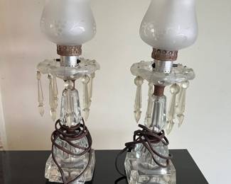 Vintage Boudoir Lamps,