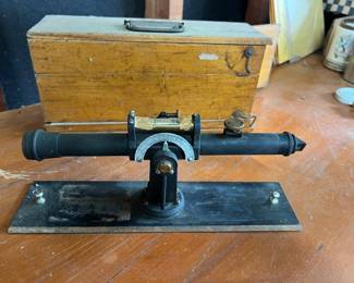 David White Co. Transit Level No. 55687 w/Wooden Box,