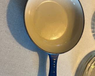 LeCreuset 6” Blue Fry Pan,