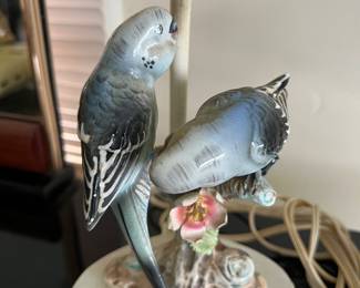 Parakeet Ceramic Lamps,