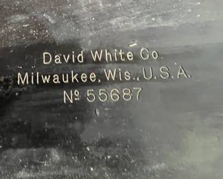 David White Co. Transit Level No. 55687 w/Wooden Box,