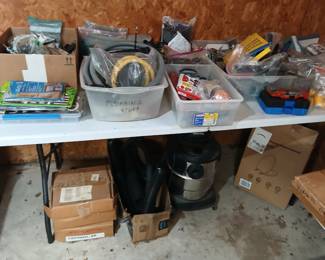 Tools and garage, shop vac