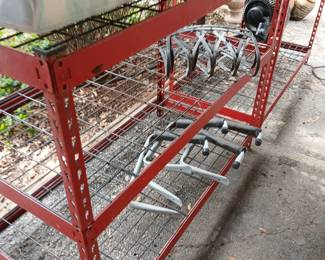 Metal shelving