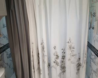 Shower Curtain and Double Rod
