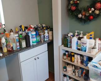 Lots of cleaning