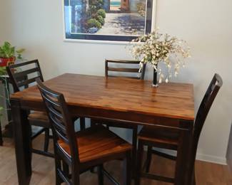Wooden dining set