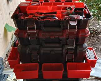 Chest full of new irrigation parts