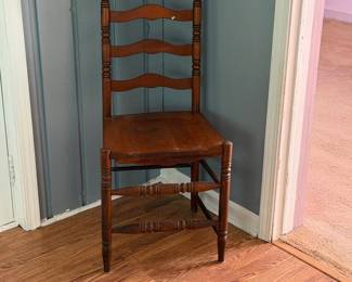 Nice antique ladder back chair
