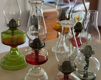 Antique Oil lamps