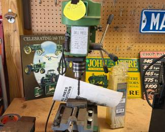 Drill press paperwork included