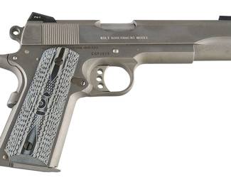 Lettered Colt Custom Shop Government Model Stainless 1911 Pistol (1 of 100