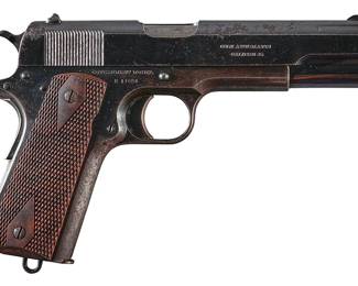WWI Canadian Contract Colt 1911 45 ACP Pistol W/ Letter and Holster