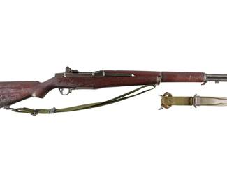 Rare True and Correct Post-War International Harvester M1 Garand Rifle W/ Bayonet