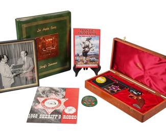 Montie Montana Presented Cased Colt SAA Revolver & Accoutrements