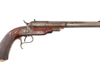 Rare & Unique Antique A.A. Kellogg 22 Cal. Tip-Up Target Pistol