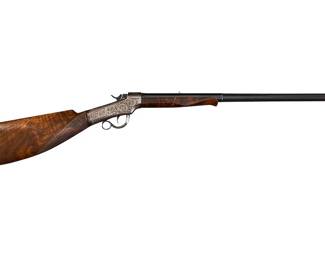 Antique Factory Engraved Marlin Ballard 22 RF Single Shot Rifle