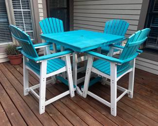 Ashley Furniture Deck High Top Table and Chairs