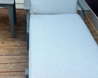 Ashley Furniture Poly wood recliner and table